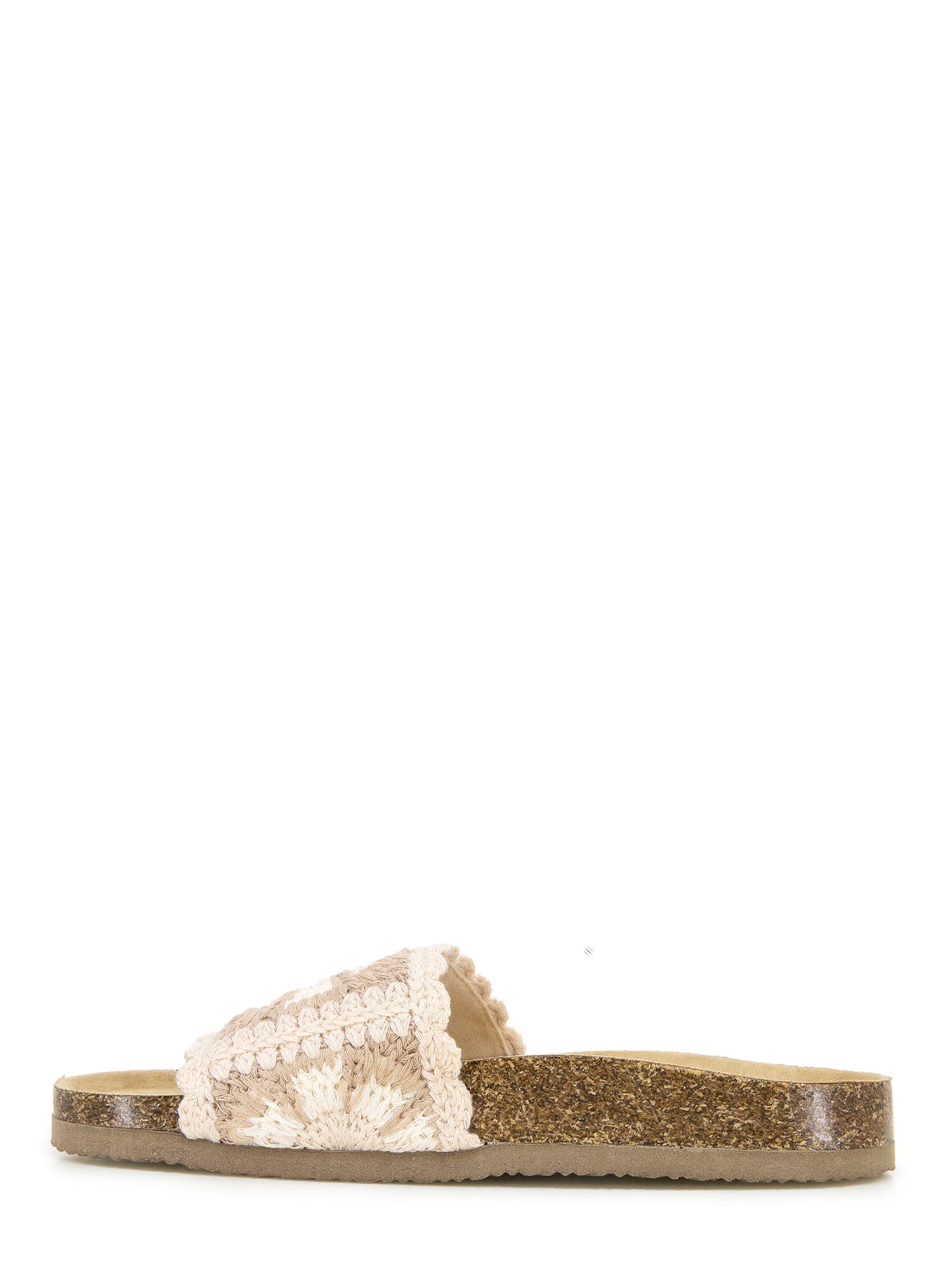 Unionbay Women’s Mojo Crochet Flat Footbed Sandals, Sizes 6-11