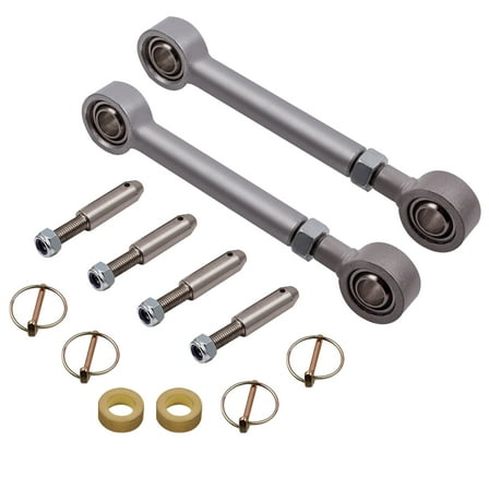 Maxpeedingrods Adjustable Front Sway Bar Links Disconnects 2.5-6" for Jeep Wrangler JK 07-2017