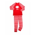 thumbnail image 2 of Aunavey Christmas Family Matching Sleepwear Red Santa Reindeer Holiday Pajama PJ Sets, 2 of 7