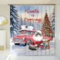 thumbnail image 3 of Santa is Coming Ragdoll Merry Christmas Xmas Noel Truck Tree Shower Curtain Cat Lover Kitten Owner Gifts Idea Waterproof Bathroom Bathtub Curtain - 02023, 3 of 5