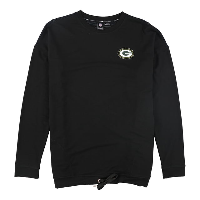 Playera adornada G-III Sports Green Bay Packers para mujer Negro Pequeño