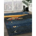 thumbnail image 3 of Ahgly Company Machine Washable Indoor Rectangle Contemporary Carbon Gray Area Rugs, 5' x 7', 3 of 7
