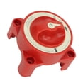 thumbnail image 1 of Battery Disconnect Switch, Battery Disconnect Switch 350A 48V 2 Gear Stud Red Strong  Marine Battery Selector Switch For RV Marine Automotive Battery, 1 of 8