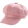 thumbnail image 4 of CoCopeaunts Octagonal Newsboy Cap for Women Autumn Winter Korean Fashion Beret Warm Painter Cap Retro British Style Unisex, 4 of 7