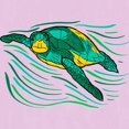 thumbnail image 3 of CafePress - Swimming Sea Turtle - Women's Nightshirt, 3 of 4