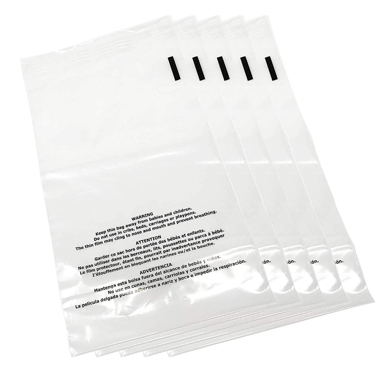 200 Pack Shop4Mailers 12 x 15.5 Clear Plastic Self Seal Poly Bags 1.5 Mil 