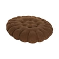thumbnail image 4 of Cojín de forma de , almohadilla de silla, suave y decorativo lindo cojín de piso, almohada de lanzamiento para balcón, sala de estar, asiento, marrón oscuro, 4 of 8