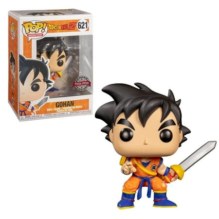Funko Pop Young Gohan With Sword Dragon Ball Z Vinyl Figure Animation 621 Special Edition