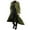 Y-Green7546, variant on ANINEO Men Fall Winter Long Trench Coats Double Coats Belt Loose Jacket Long Sleeve Solid Color Classic Male Outwear