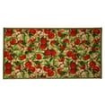 thumbnail image 3 of Kashi Home Kitchen Rug, Printed Area Rug, Durable Floor, Door Mat, Farmhouse Non-Slip Carpet Latex Backing Beautiful Design, Picnic Apple 20x40 Rectangle, 3 of 3