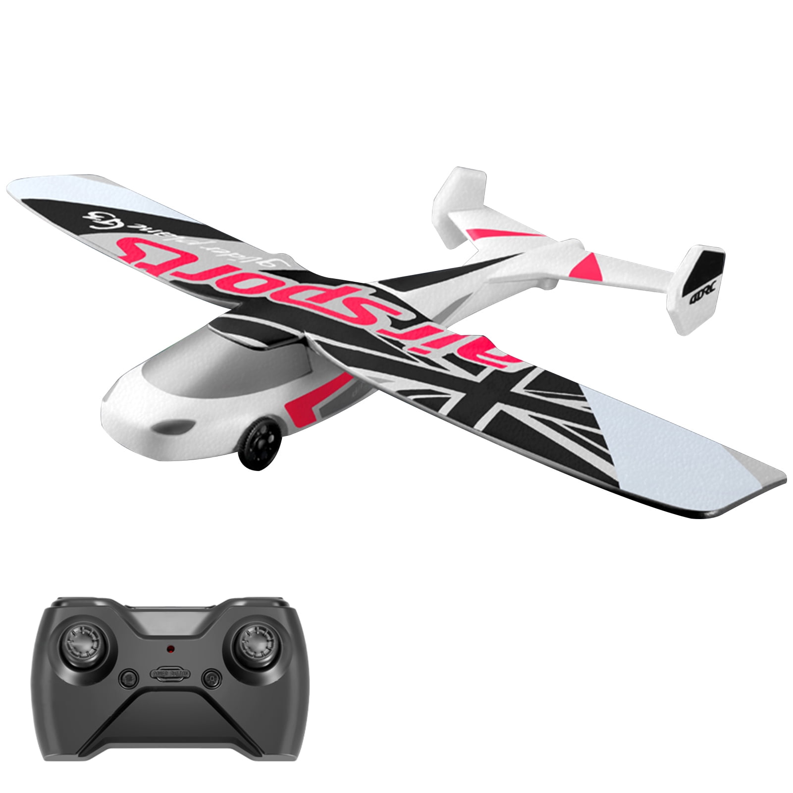 Dcenta RC Airplane 2.4GHz RC Plane Gliding Aircraft EPP Flight Toys for