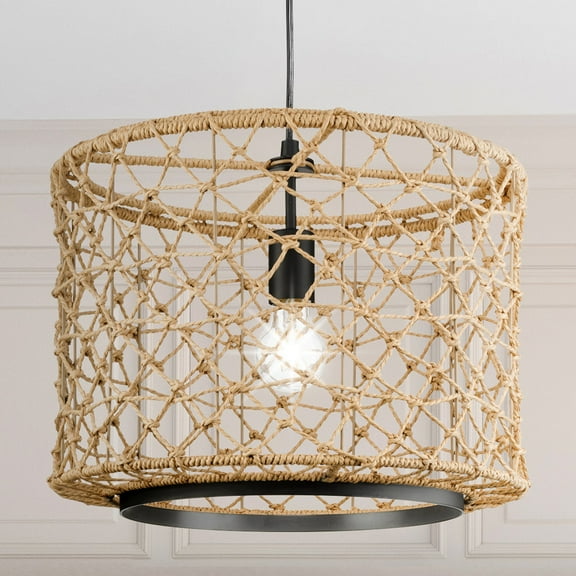 Luxury Bohemian Pendant, Matte Black, UHP4502