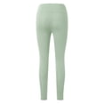 thumbnail image 5 of Riforla Womens Leggings High Waisted Non See Through Workout 4 Way Stretch Squat Proof Comfortable Fitness Slim Fit No Pockets Pants for Women Light Green S, 5 of 6