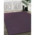 thumbnail image 3 of Ahgly Company Machine Washable Indoor Rectangle Transitional Purple Lily Purple Area Rugs, 4' x 6', 3 of 7