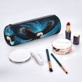 thumbnail image 2 of Disketp Night Sky Forest Bald Eagle Estuche Organizador de Lápices de Cuero, Estuche de Oficina con Cremallera para Bolígrafo y Lápiz, 2 of 6