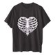 thumbnail image 5 of Camiseta de manga corta suelta con estampado de manga caída de Halloween para hombres y mujeres Pompotops hfajkhk140208, 5 of 9