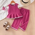 thumbnail image 2 of KEXE 12 Month Girl Clothes Girls Clothes Summer Toddler Girl Clothes Baby Girl Sleeveless Shirt Shorts Set Cute Outfits, 2 of 9