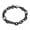 Black, variant on Stainless Steel Figaro Bracelet Lobster Rainbow Purple 8.2 Z43