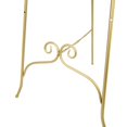 thumbnail image 6 of DecMode 21" x 63" Gold Metal Tall Adjustable Floor 3 Level Scroll Easel, 1-Piece, 6 of 15