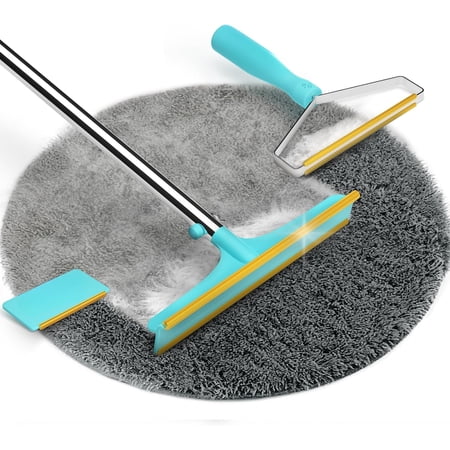Pro Pet Hair Remover Bundled with Mini Pet Hair Removal Tool for Couch & Xtra Carpet Fur Removal Tool - A True Fur-Riccane Survival Kit