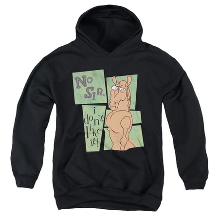 Ren And Stimpy No Sir I Don't Like It Unisex Youth Pull-Over Hoodie