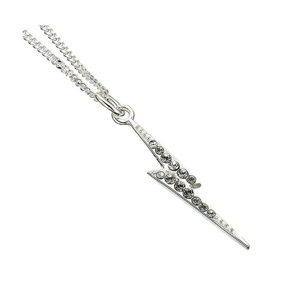 Harry Potter Crystals Lightning Bolt Necklace