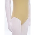 thumbnail image 7 of Haitryli Kids Girls Team Basic Ballet Dance Leotard Activewear Gymnastics Workout Outfits Dance Outfit Nude M, 7 of 7