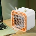 thumbnail image 7 of Fnochy Clearance Portable Small Fan USB Personal Mini Fan 3-Speed Auto Oscillating with Ice Box, Energy Efficient Desktop Air Cooler for Home Office Bedroom Use, 7 of 7