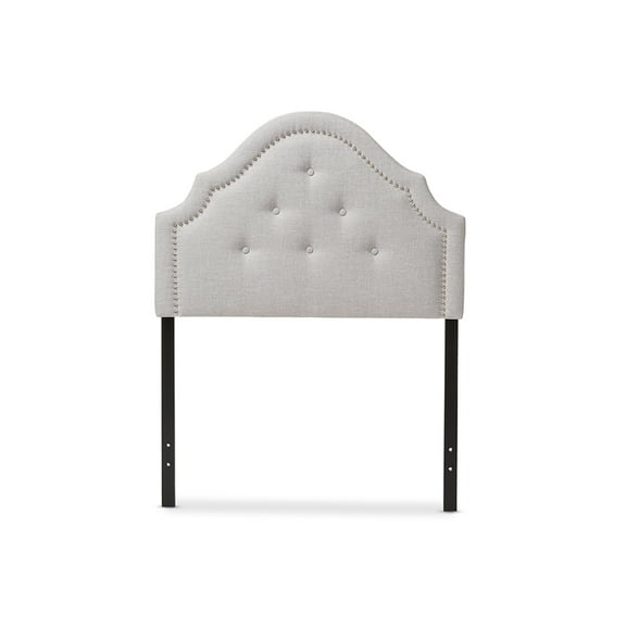 Baxton Studio Cora Modern and Contemporary Grayish Beige Fabric Upholstered Twin Size Headboard,Wholesale Interiors