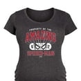thumbnail image 3 of Marvel Spider-Man - Property Of Spider Man - Maternity Scoop Neck Graphic T-Shirt, 3 of 5
