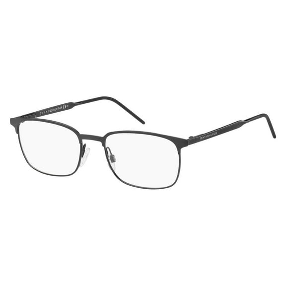 Tommy Hilfiger 1643 Full Rim Rectangular Black Eyeglasses