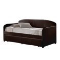 thumbnail image 1 of Bowery Hill Daybed in Brown Leather, 1 of 3