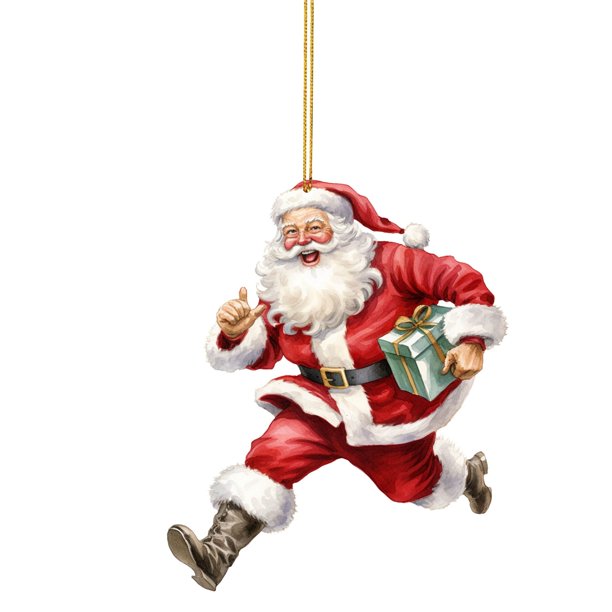Colgante Decorativo De Papá Noel Colgante Decorativo Para Interiores Colgante Acrílico Divertido Buen Regalo Regalo Perfecto Para Las Fiestas