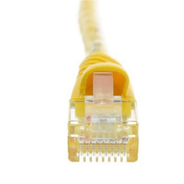 ICC ICPCST03YL Cordon de Brassage de Démarrage Transparent Cat6 Jaune de 3 Pi