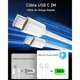 thumbnail image 2 of Fast Charger for iPhone 15 - 16 and iPad Pro/iPad Air, 30W USB C Connector Power Adapter with 2M USB-C Cable, 2 of 5