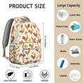 thumbnail image 6 of "Stylish Chicken Themed Backpack for Teens & Adults - Durable Waterproof Laptop Backpack for High School & College, Lightweight Chicken Print", 6 of 6