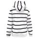 thumbnail image 5 of Blusa de manga larga con cuello alto y estampado de rayas para mujer Fridja  fksj4105, 5 of 5