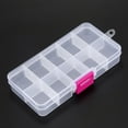 thumbnail image 4 of 3pcs 10 Grid Electronic Component Parts Kits Plastic Storage Box Case, 4 of 8