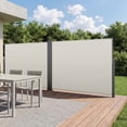 thumbnail image 1 of VEVOR Auvent Latéral Rétractable, Écran Latéral Rétractable pour Patio 71 Pouces x 236 Pouces avec Tissu Polyester 180 G/m2, Pare-Soleil Imperméable Écran d'Intimité Extérieur Séparateur de Pièce pour Jardin, Balcon, Piscines, Terrasse, Beige, 1 of 9