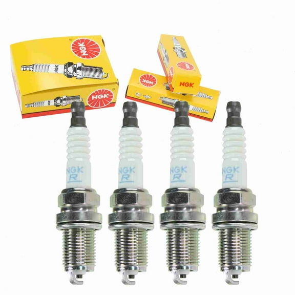 4 pc NGK Standard Spark Plugs compatible with Acura Integra 1.7L 1.8L L4 1992-2001