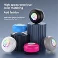 thumbnail image 2 of Altavoz Bluetooth Resistente Al Agua, LED, Colorido, Luminoso, Pequeño Altavoz con Ventosa Grande para Baño y Uso Al Aire Libre, Color Negro, 2 of 5