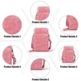 thumbnail image 3 of Bolso bandolera pequeño para teléfono, cartera de hombro con ranura para tarjeta de crédito Adepaton BST3000374-1, 3 of 5