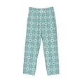thumbnail image 6 of Uemuo Blue Print Pattern Men's Wide Leg Palazzo Lounge Pants with Pockets Light Weight Loose Comfy Casual Pajama Pants-XX-Large, 6 of 9