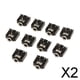 thumbnail image 1 of 2x10 Piezas 3 Pines 3,5mm Conector Hembra Para Auriculares De Audio De Doble piezas, 1 of 8