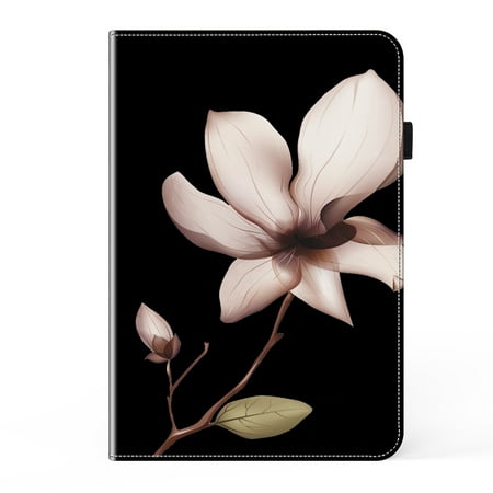 ELEHOLD Leather Case for Samsung Tab S5e 10.5" (2019) Flip Folio Case with Card Holders Anti-Slip Strip Kickstand Function Full Protective Shockproof Case,Datura