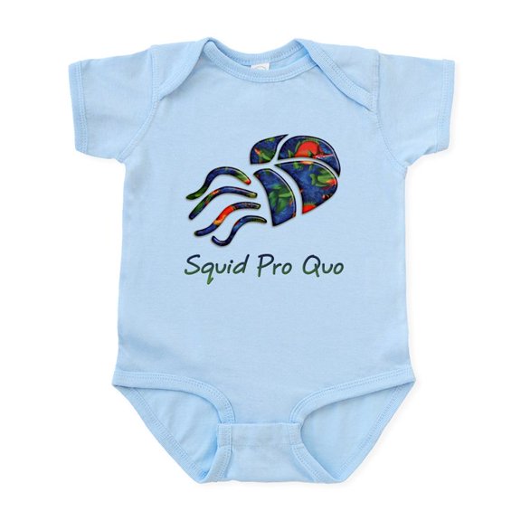 CafePress - Squid Pro Quo Infant Bodysuit - Baby Light Bodysuit, Size Newborn - 24 Months