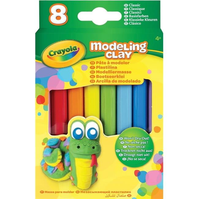 Modeling Clay, Basic 8 Per Pack