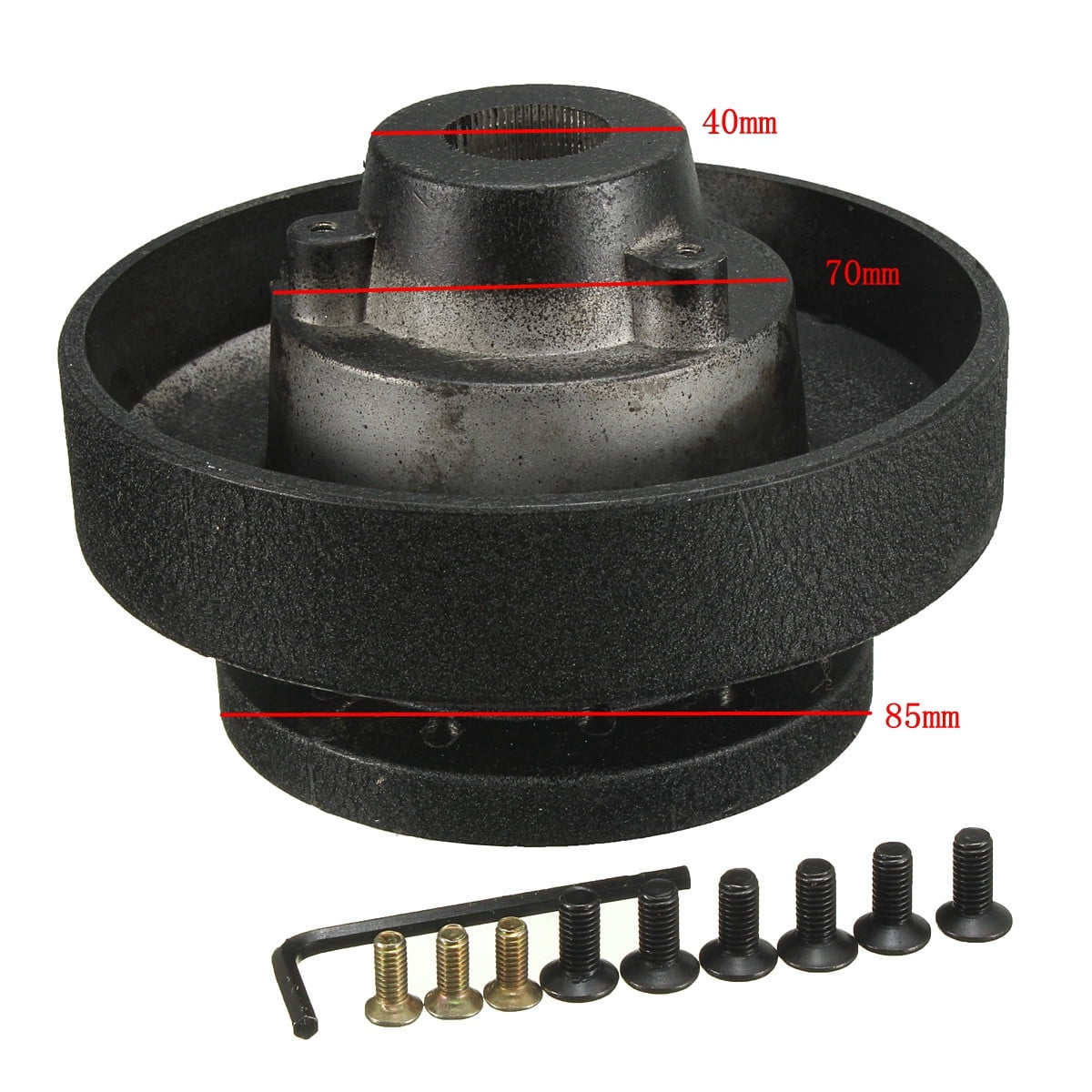 Universal Racing Adapter Removable Snap Off Boss Kit for Car Racing Red TOTMOX Car Steering Wheel Quick Release Hub Adapter 6-Holes Patterns Rally Motorsport