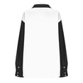 thumbnail image 5 of Men's Western Cowboy Long Sleeve Snap Shirts Vintage Color Block Print Shirts Casual Turndown Collar Blouse with Pockets, 5 of 5