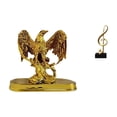 thumbnail image 1 of Escultura,Estatua de resina,figura decorativa para el hogar.,Esculturas de animales coleccionables,Figura de escritorio,Escultura de nota musical para escritorio,oficina,decoración del hogar, 1 of 7